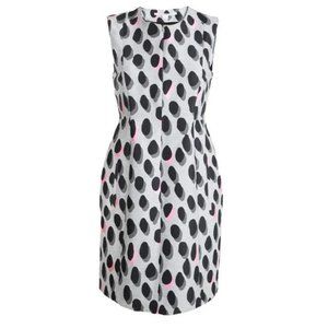 Dian Von Furstenburg DVF Animal Grey Dress Size 0